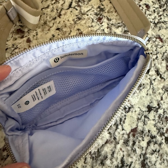 Lululemon Light blue and Tan Crossbody Bag with wallet. - Picture 4 of 4